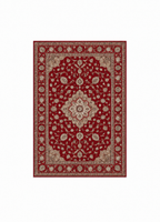 KASHAN orientalisk matta i röd finish 140x200 cm