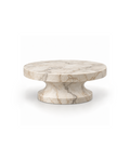 FERRA soffbord i marmor-imitation beige